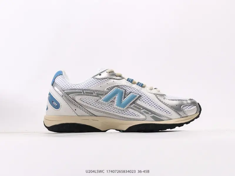新百伦New Balance 204L系列 新百伦 薄底鞋 薄底皮质鞋带德训系 减震耐磨包裹性支撑轻便 低帮 生活休闲鞋 U204LSWC #17407265834023
